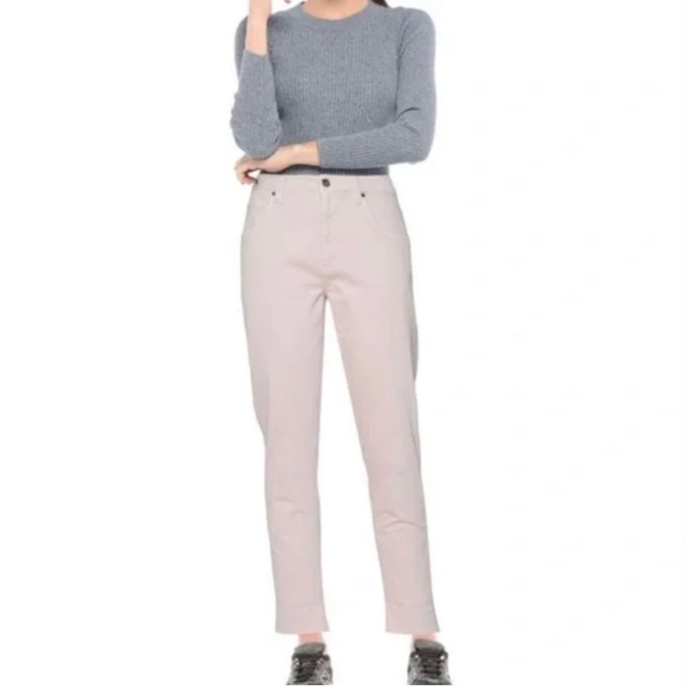 Brunello Cucinelli Light Pink Straight Leg Denim Pants Size 10 - Picture 9 of 9